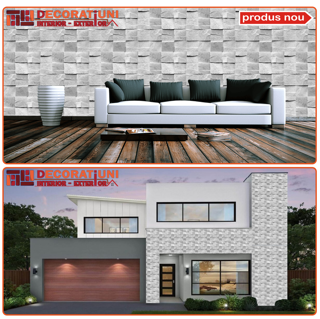 Decoratiuni Interioare/Exterioare - Cuburi cu lemn - imagine 2