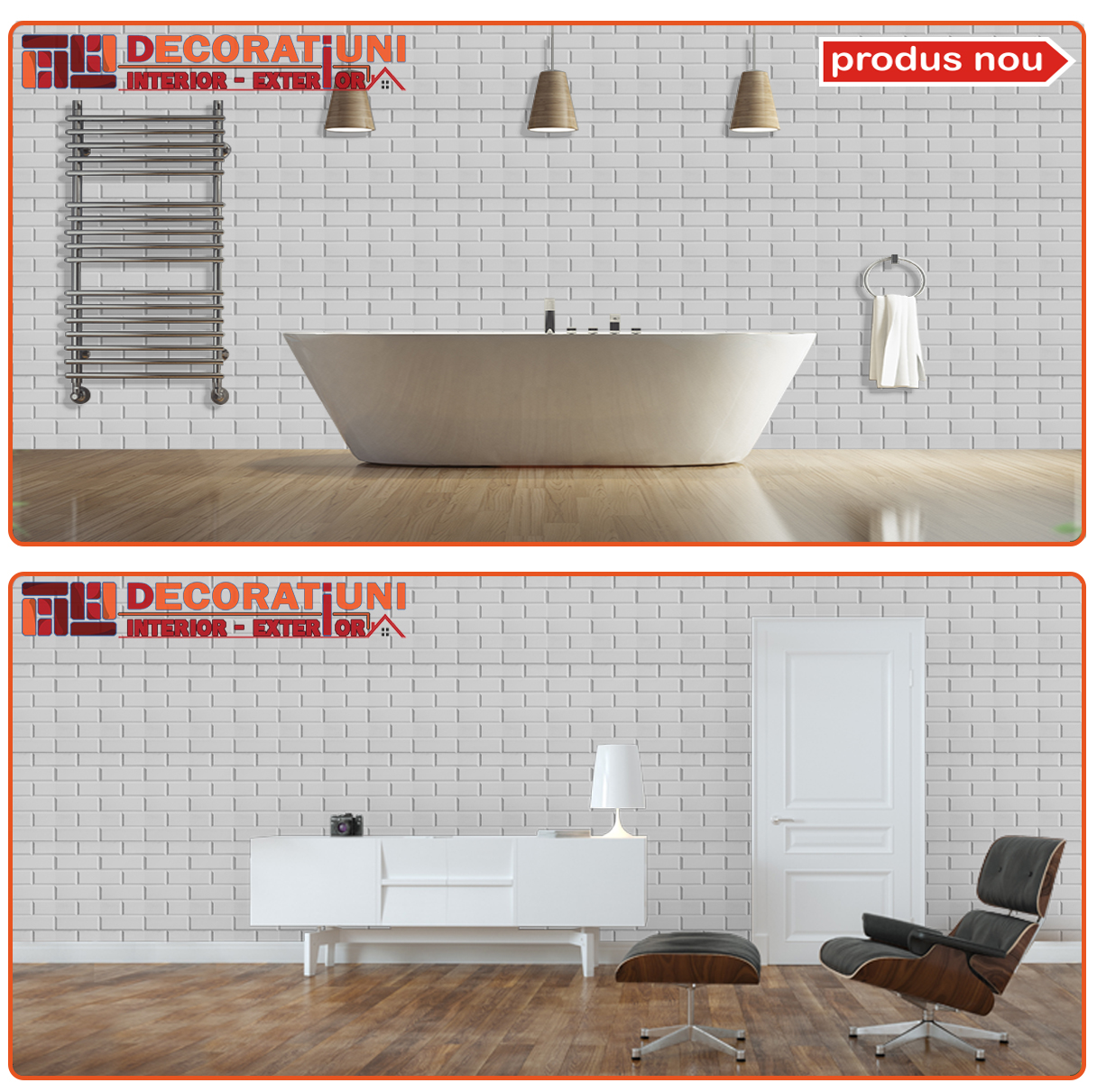 Decoratiuni Interioare/Exterioare - Model Caramida Lisa - imagine 3